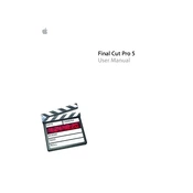 Apple Final Cut Pro 5 manual cover