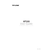 tp-link AP500 manual cover