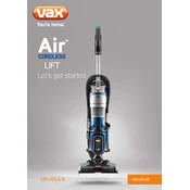 Vax U85-ACLG-B manual cover