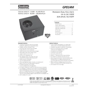 Goodman GPD14M manual cover