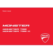 Ducati Monster 796 2013 manual cover