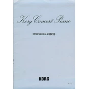 KORG C-15 manual cover