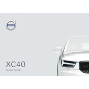 Volvo XC40 2019 manual cover