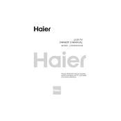 Haier LE65K6500UB manual cover