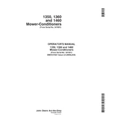 John Deere 1350, 1360, 1460 and 1470