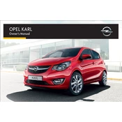 Opel Karl 2015.5 manual cover