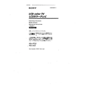 Sony FDL-D22 manual cover