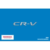 Honda CR-V 2018 manual cover