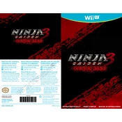 Nintendo Ninja Gaiden 3 Razor's Edge manual cover