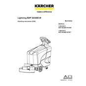 Karcher BDP 50 2000 W AGM 1.002-043.0 manual cover