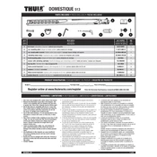 Thule Domestique 513 manual cover