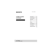 Sony LBT-GPX555 manual cover