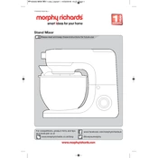 Morphy Richards 400023 Stand Mixer manual cover