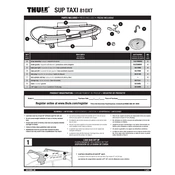 Thule Sup Taxi 810XT manual cover