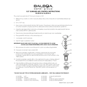 Balboa Slimline Air Control 10-2510 H manual cover