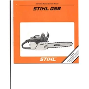 Stihl 056 manual cover