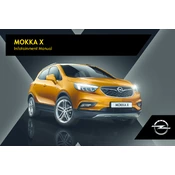 Opel Mokka X 2017 manual cover