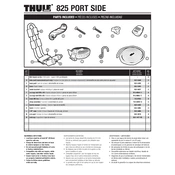 Thule Port Side 825 manual cover