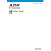 Mitsubishi Electric C70 PLC Interface manual cover