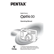 Ricoh Pentax Optio 30 manual cover