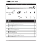 Thule Bed-Rider 822XTR manual cover