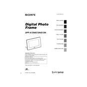 Sony DPF A72N manual cover