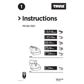 Thule Fit Kit 3101 manual cover