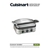 Cuisinart GR-4NP1 manual cover