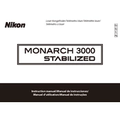 Nikon Monarch 3000 Stabilized manual cover