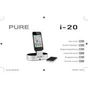 Pure i20 Dock manual cover