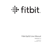 Fitbit SpO2 manual cover