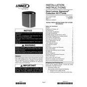 Lennox XC17 manual cover