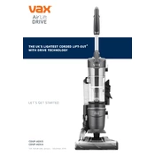 Vax CDUP-ADXS, CDUP-ADXA manual cover