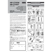 KORG AW-LT100T manual cover