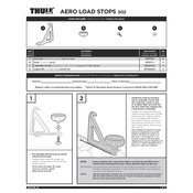 Thule Aero Load Stops 502 manual cover