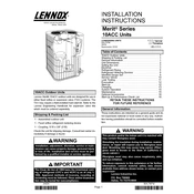 Lennox 10ACC manual cover