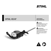 Stihl HS 87 manual cover