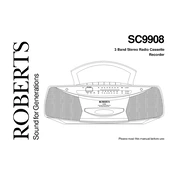 Roberts SC9908 Analogue 0 manual cover