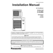 Panasonic CU-3E19RBU, CU-4E24RBU manual cover