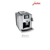 Jura Impressa E8 Coffee Machine manual cover