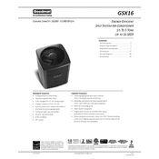 Goodman GSX16 manual cover