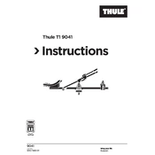 Thule T1 9041 manual cover