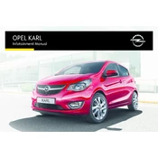 Opel Karl 2016.5 manual cover