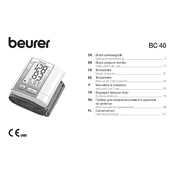 Beurer BC 40 Blood Pressure Monitor manual cover