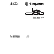 Husqvarna 330i Chainsaw manual cover