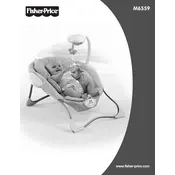 Fisher Price Mattel Butterfly Pink Papasan Seat M6559 Bouncer manual cover