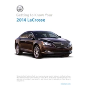 Buick LaCrosse 2014 manual cover