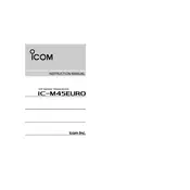 Icom IC-M45EURO Transceiver manual cover