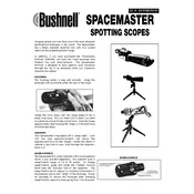 Bushnell 781217 Scope manual cover