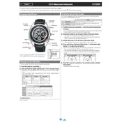 Citizen G910 Watch manual cover